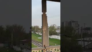 Мост Шумок-Чкалова(Дустлик)! #real video,#shorts_video ,#love Tashkent,#relaxing  video, #nice