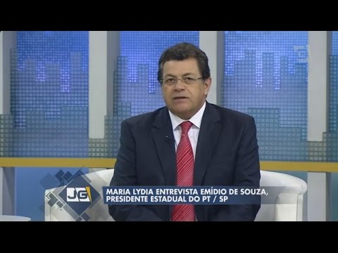 Maria Lydia entrevista Emídio de Souza, presidente estadual do PT / SP