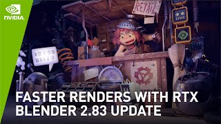 Render FASTER with NVIDIA RTX in Blender Cycles Update 2.83