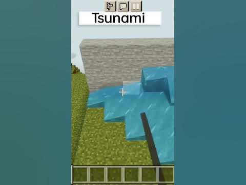 how to make Tsunami in Minecraft || #shorts?...... - YouTube