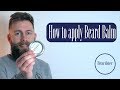 How to apply beard balm with beardster beardcare