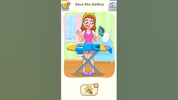 Dop-5 Delete One Part Game 😁 Level-200 Save the clothes #shortsfeed