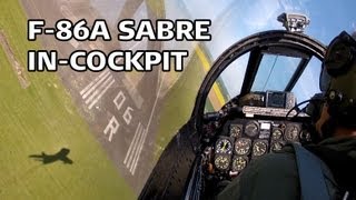 F-86A Sabre In-cockpit