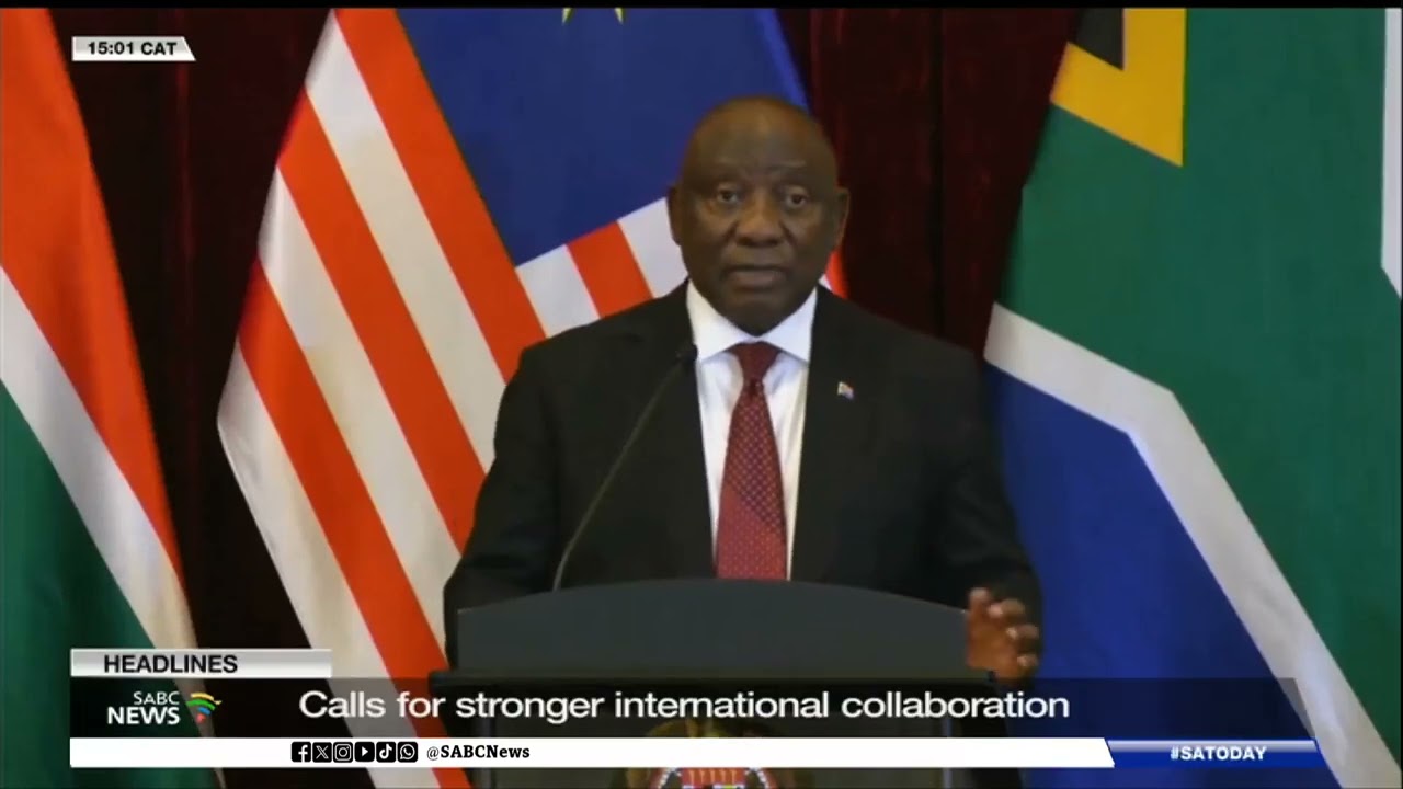 Заголовки премьер-министра SABCNews в 