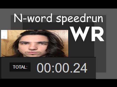 N-word speedrun firefox (world record?)