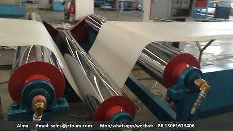 no wave epe foam sheet machine: plat sheet epe