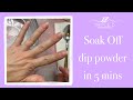 Remove Dip Powder At Home | Triple D