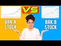 Brka vs brkb stock  whats the difference a sidebyside comparison