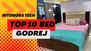 Get Ready to Score 🤩 The Top 10 Godrej Beds of 2024🤩furniture engineer wood 🪵  beds Best Bedroom