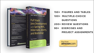 Full Stack Java Development With Spring MVC, Hibernate, JQuery and Bootstrap