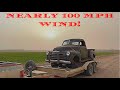 I Braved Extreme Wind, A Dust Storm, &amp; Falling Trees To Save An Old Chevy Truck | Farm Cleanup Day 2