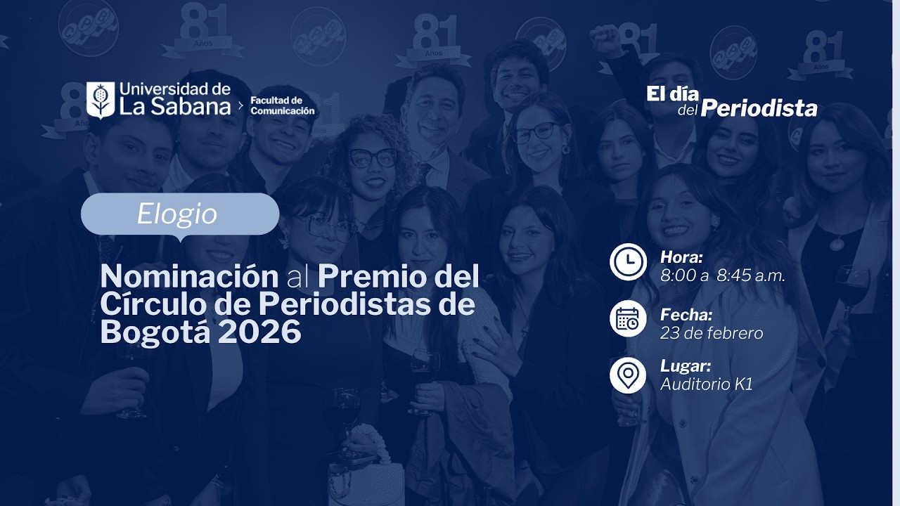 Nominación al Premio del Círculo de Periodistas de Bogotá 2026