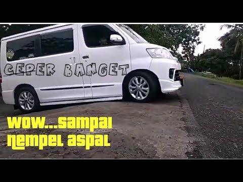  Modifikasi  mobil  dahaitsu Luxio  ceper  YouTube