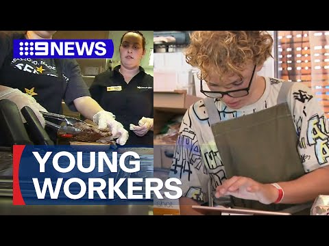 Child workers becoming more common due to staff shortages | 9 news australia