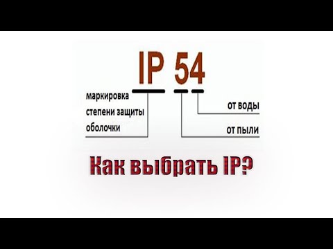 Как выбрать степень защиты IP?