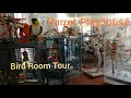 Bird Room Tour!!