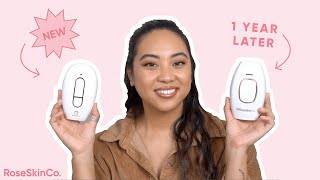 New RoseSkinCo LUMI IPL Laser Hair Removal + 1 year later screenshot 1