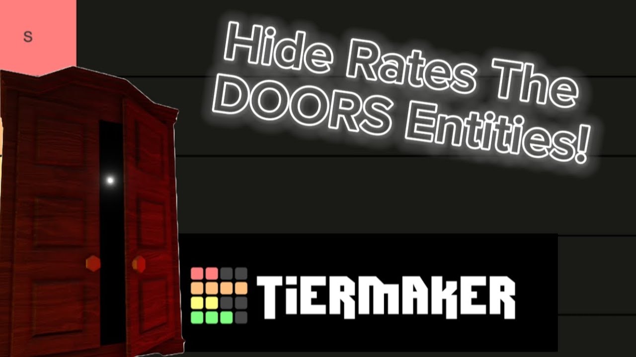 Create a Doors Monsters Rate Tier List - TierMaker