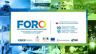1er Foro de Contrataciones Públicas: Transformando la compra pública en bienestar para la gente