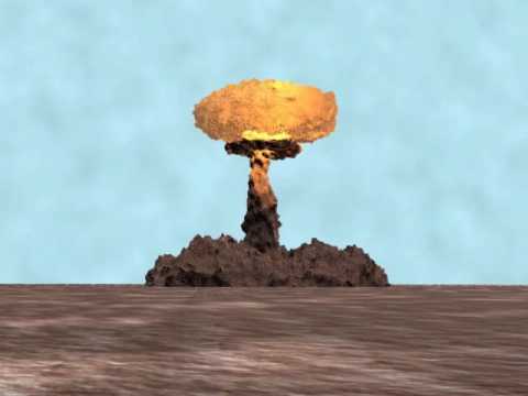 Atom bomb- blender animation - YouTube