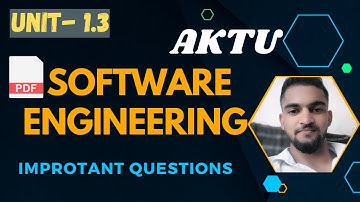 Unit 1: Software Engineering: part 3 #DSALGO #engineering #btech #aktu