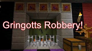 Diagon Alley in Minecraft part 3 - Gringotts Robbery HD