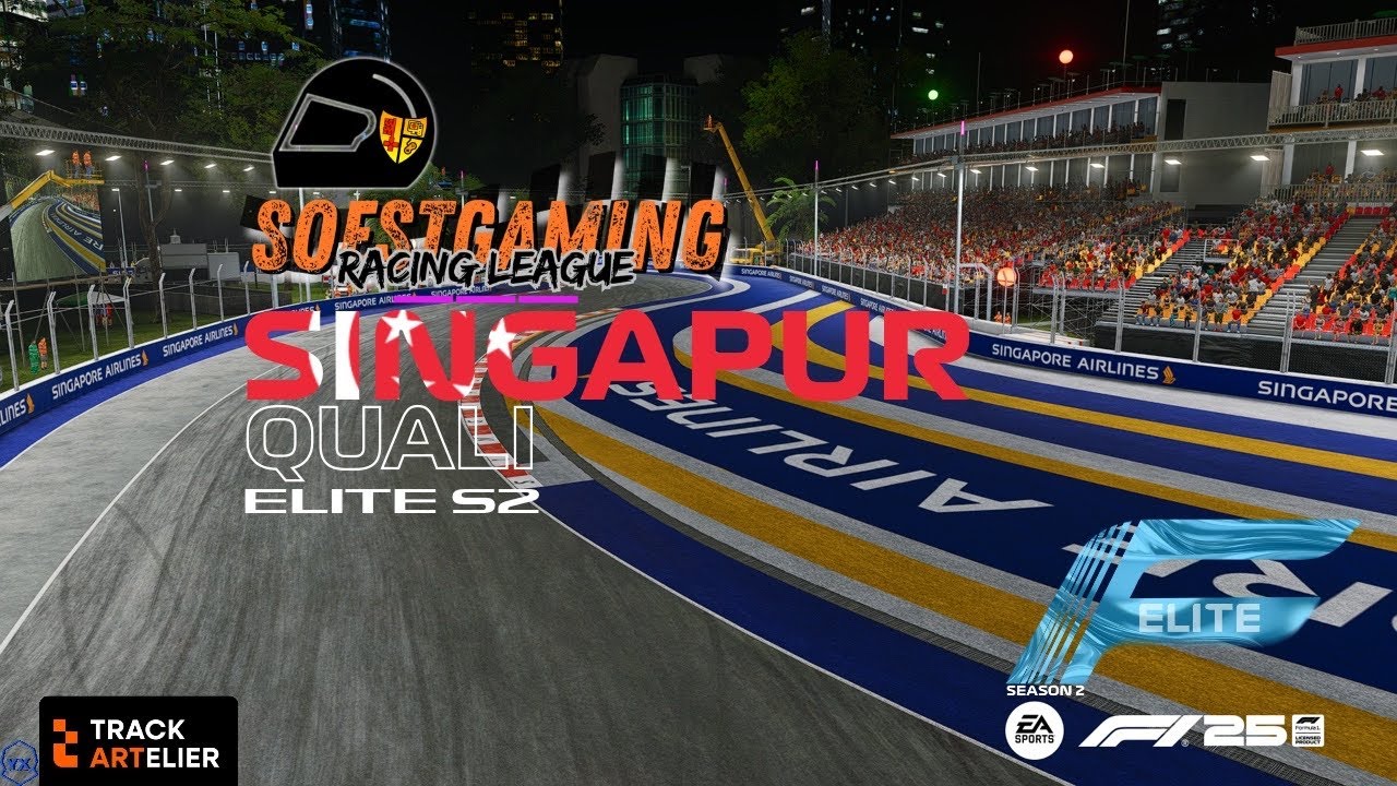 Soestgaming Racing League Elite Season 2 | Quali | 3 Singapur  powered by Trackartelier