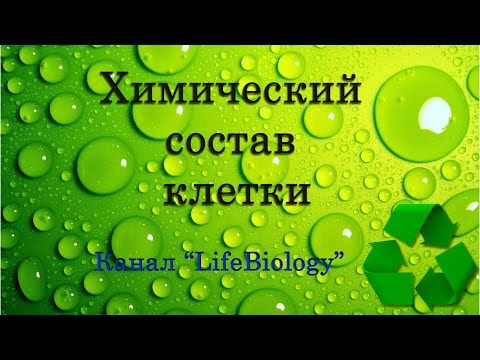 Химический состав клетки