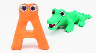 The Letter A  | Learn the ABC's | Claymation Learn the Alphabet