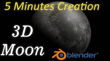 Realistic Moon In 5 Minutes I Blender Tutorial