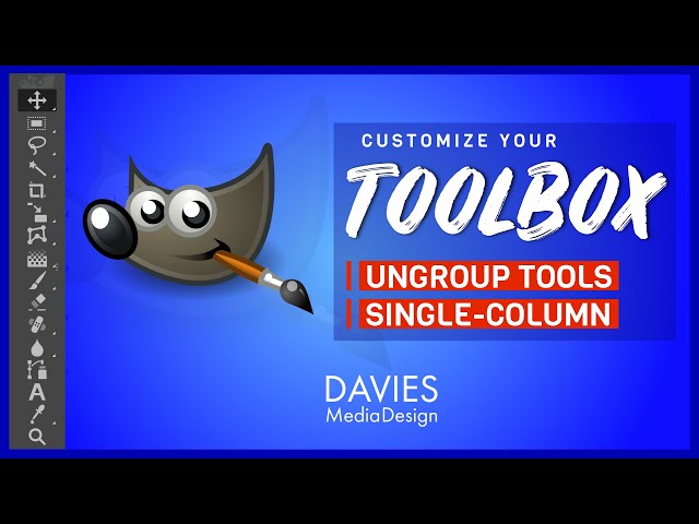 GIMP Toolbox  Creating a Single Column Layout for Toolbox
