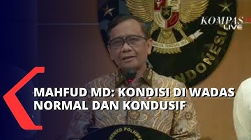 Pasca-Kericuhan Desa Wadas, Mahfud MD: Warga yang Diamankan Polisi Sudah Dilepaskan