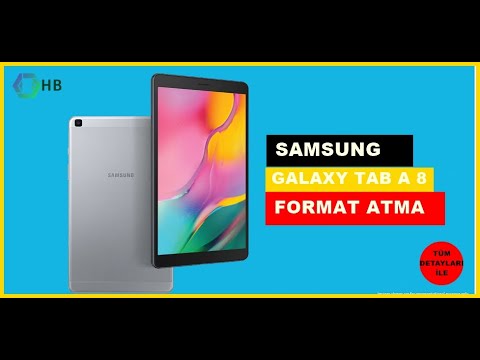 Samsung Galaxy Tab A8 Hard Reset / Format Atma