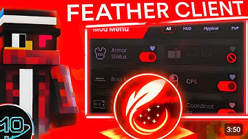 Feather client for mojo launcher in 1.21.5 🥶 (no fancy menu)