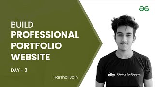 Build a Professional Portfolio Website using Next.js and Firebase (Day-3)