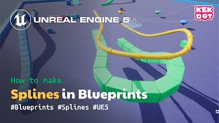 How to make Splines using Blueprints | Spline Meshes | Unreal Engine 5 Tutorial