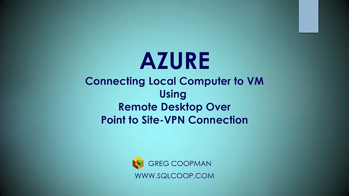 Connect Local Computer to Azure Network VM Using RDP over Point to Site VPN - Hands On Demo!