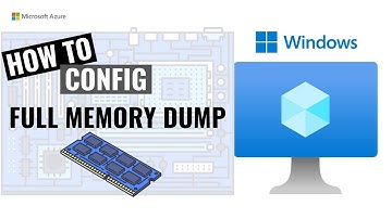 How to config a Windows Azure VM to generate full memory dumps