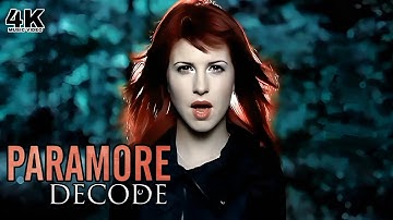 [4K] Paramore - Decode {from" Twilight Soundtrack} (Music Video)