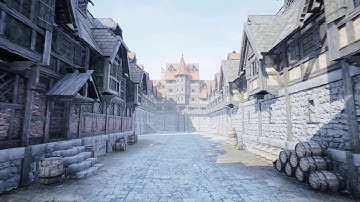 Medieval Town Houses 1.1 Update - Unreal Engine Modular Asset Pack
