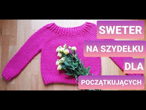 Wideo: Jak Szydełkować Sweterek