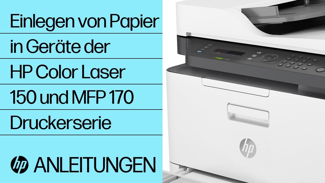 HP Color Laser 150 Druckerserie Einrichtung | HP® Support