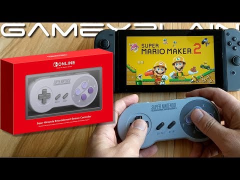 SNES Switch Controller UNBOXING + Testing With Super Mario Maker 2, Smash Ultimate, & More!