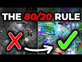 The 8020 rule in league of legends