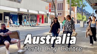 Perth City Centre Walkthrough October 2023 | Perth Western Australia 4k Walking tour