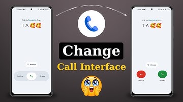 How to Change Incoming Call Gesture on Android Phone  | Change Incoming Call Interface