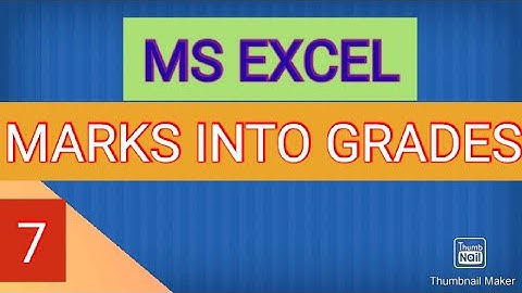 STUDENT MARKS INTO GRADES BY USING EXCEL IN TELUGU #APPSC #APPSCCPT #CPTFORPSGRADEV&VRO #TSPSC