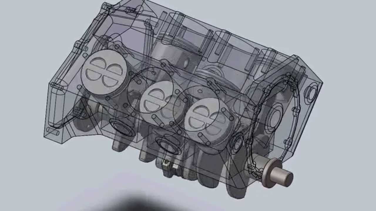 V6 Engine Animation - YouTube