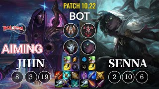 KT Aiming Jhin vs Senna Bot - KR Patch 10.22