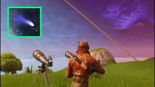 Fortnite - Building a Stairway to the Hidden Meteor!